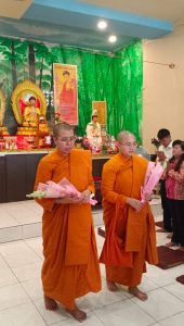 Perayaan waisak Di Vihara Dharma Mulia
