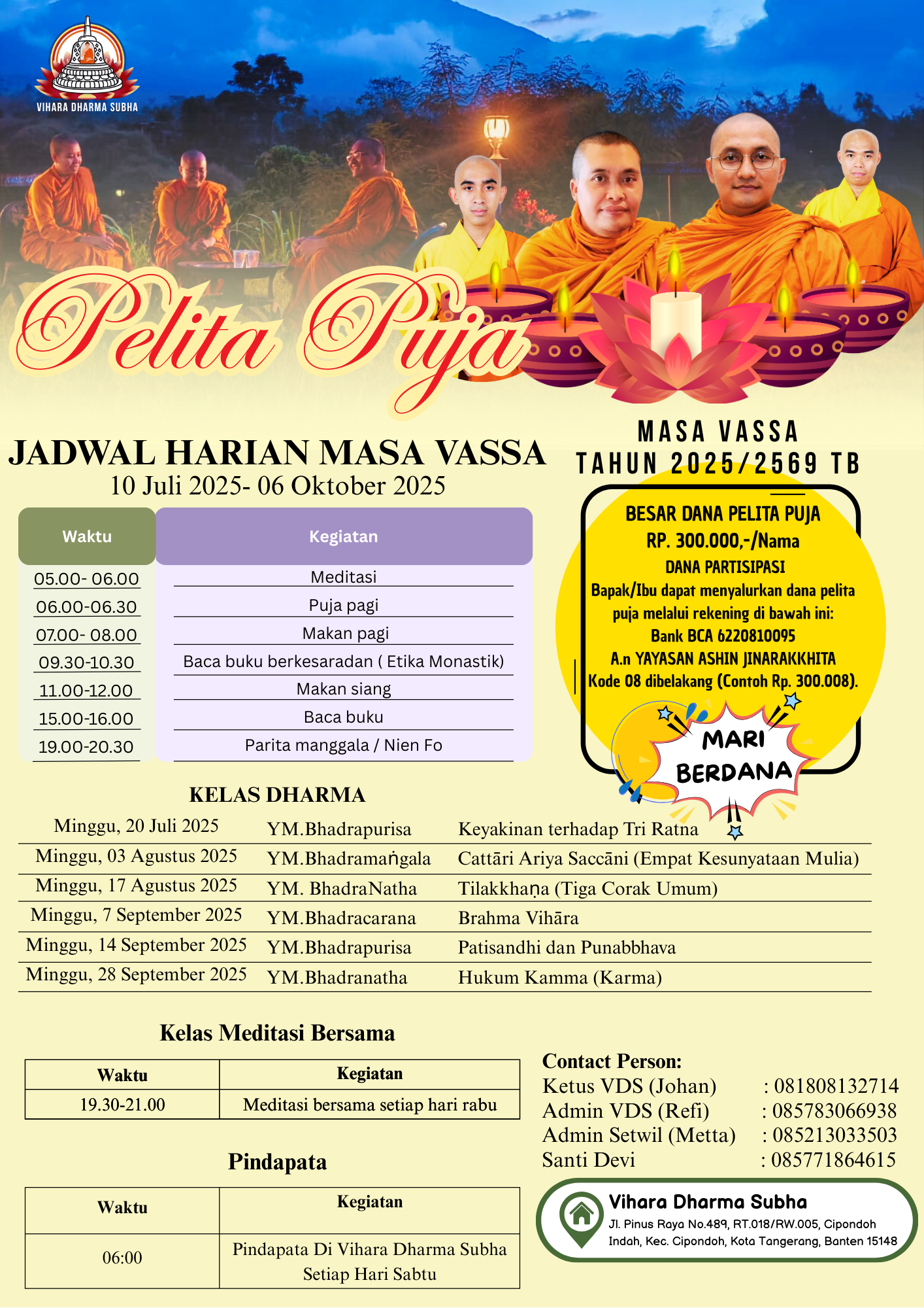 Poster Galang Dana Ilustratif Biru dan Putih (3)